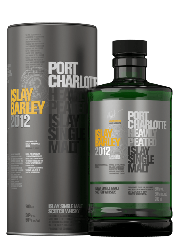 Bruichladdich Port Charlotte Heavy Peated Islay Barley 2011 Single Malt Scotch 750 ml