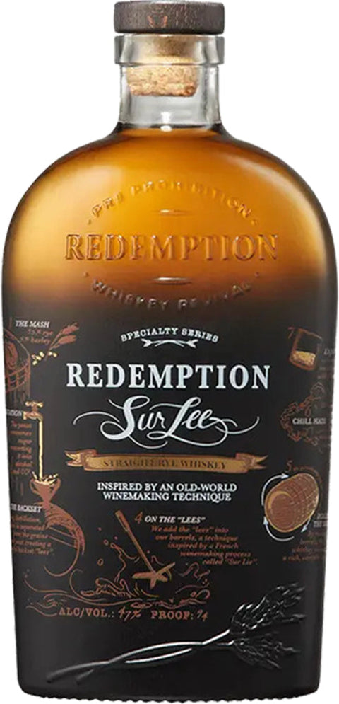 Redemption Redemption Sur Lee Straight Rye Whiskey 750 ml
