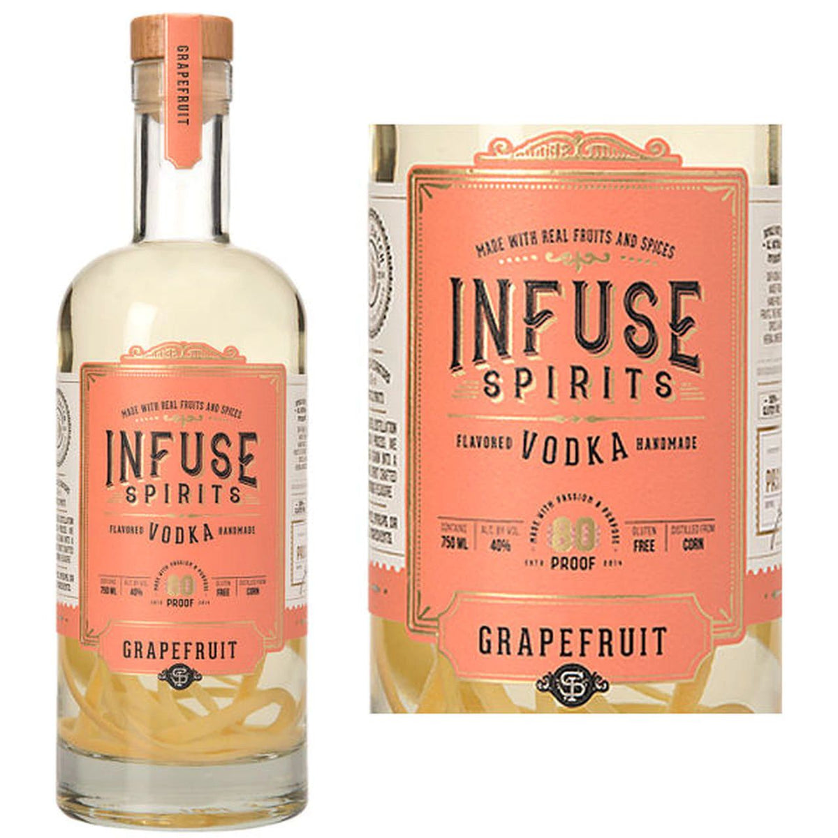 Infused Spirits Grapefruit Vodka