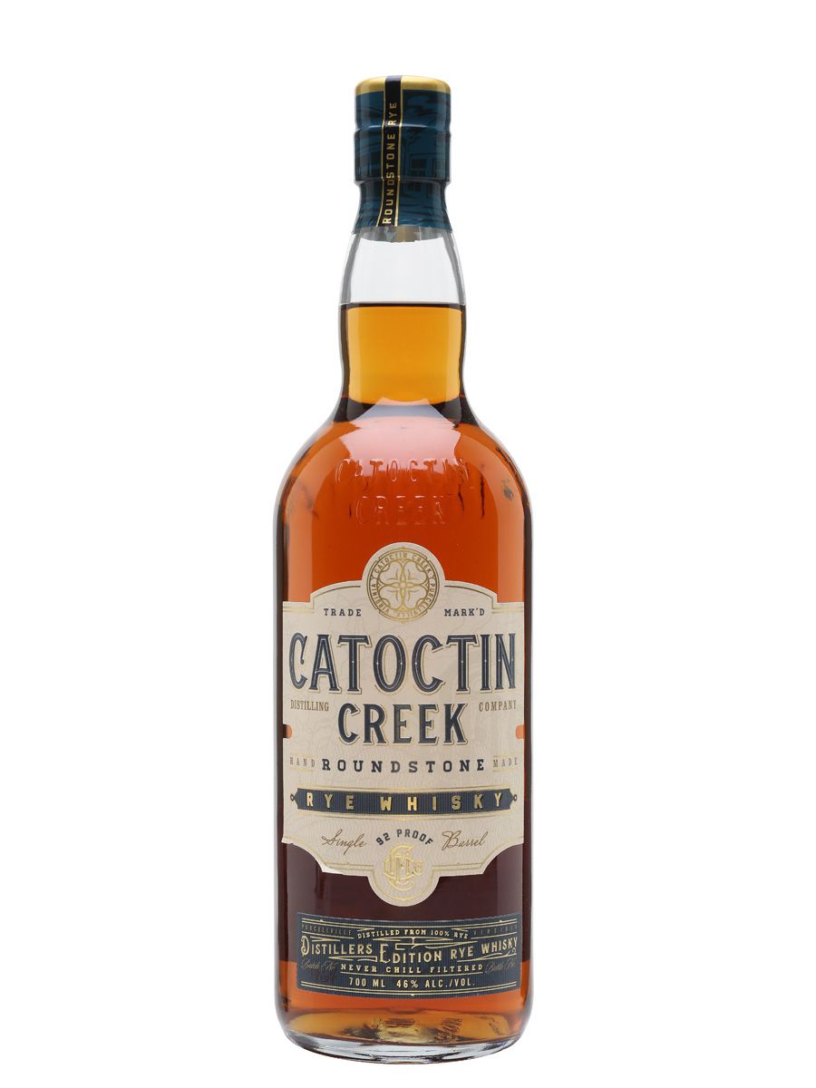 Catoctin Creek Cask Proof Roundstone Rye  (black)