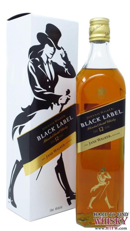 Johnnie walker Black 12 years Jane Walker First Edition