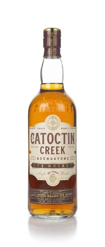 Catoctin Creek Roundstone Rye Single Barrel Small Batch 80pf  (red)