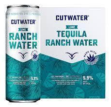 Cutwater Lime Tequila Ranch Water Slim Can (4 Pack) 355 ML
