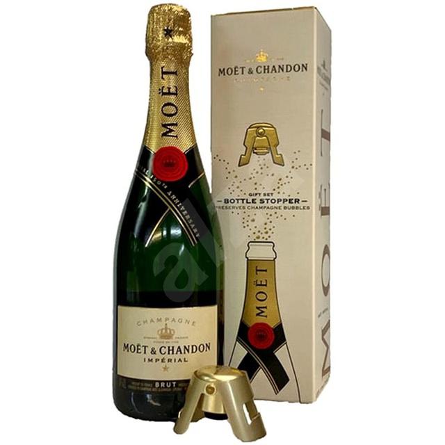 Moet and Chandon Moet Imperial Gift Set with Bottle stopper