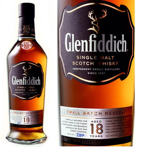 Glenfiddich Single Malt Scotch Whisky Aged 18 Years