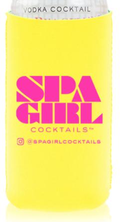 Spa Girl Yellow Koozie