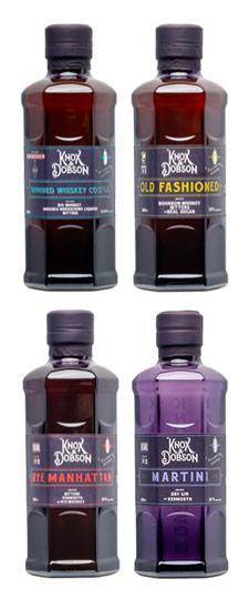 Knox and Dobson Superior Bottles Cocktails Variety (4 pack) 200ml