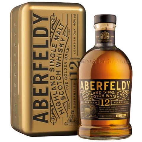 Aberfeldy Aberfeldy 12 Year Old Gold Bar Gift Pack 12 year 750 ml