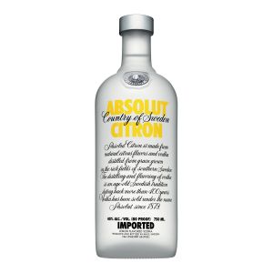 Absolut Vodka Citron Sweden 750Ml