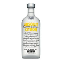Absolut Vodka Citron Sweden 750Ml