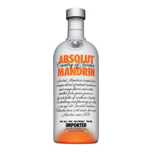 Absolut Vodka Mandrin Sweden 750Ml
