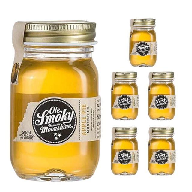 Ole Smoky Apple Pie Moonshine Mini Jar 50ml (6pk)