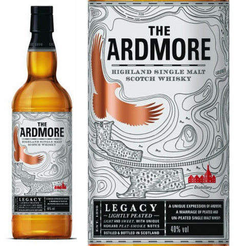 The Ardmore Legacy Lightly Peated Highland Single Malt
