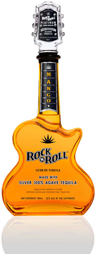 Rock N Roll Silver Mango Flavor Guitar - 750Ml