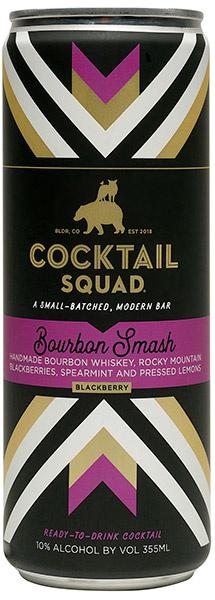 Cocktail Squad Bourbon Smash Blackberry Bourbon (4 Pack)