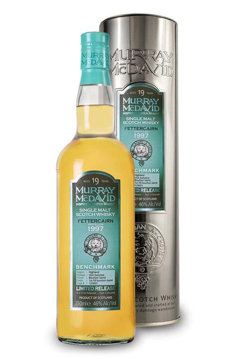 Murray McDavid Single Malt Scotch Whiskey FETTERCAIRN Benchmark Highland Limited Release Distilled 1997