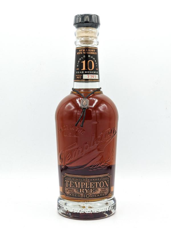 Templeton Single Barrel Rye (Barrel no  2823) 10 year