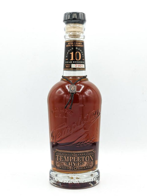Templeton Single Barrel Rye (Barrel no  2823) 10 year