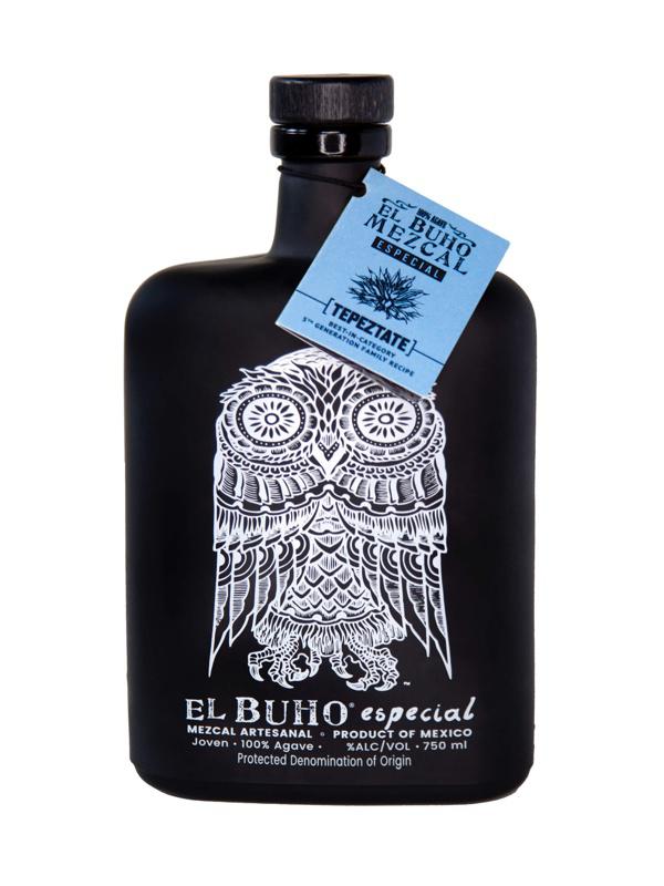 El Buho Tepeztate Especial Mezcal Artesanal Joven