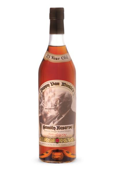 Pappy Van Winkles family reserve 23 years Bourbon