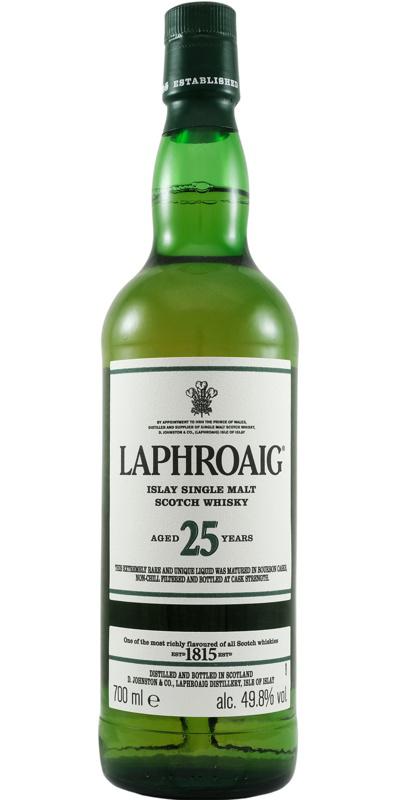 Laphroaig single malt 25 years cask 2019