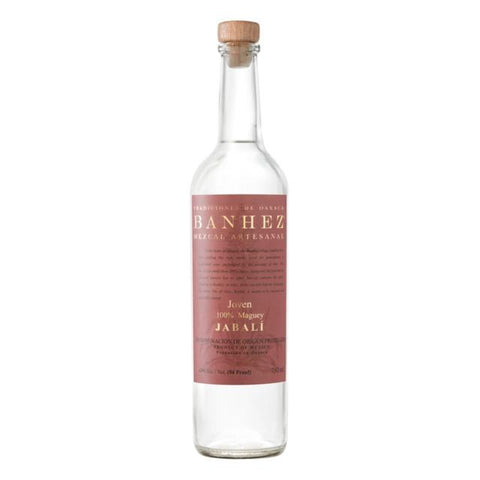 Banhez Mezcal Artesanal Joven Jabali Maguey