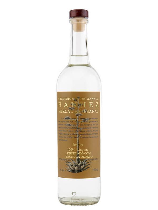Banhez Mezcal Artesanal Destilado con Pechuga de Pavo