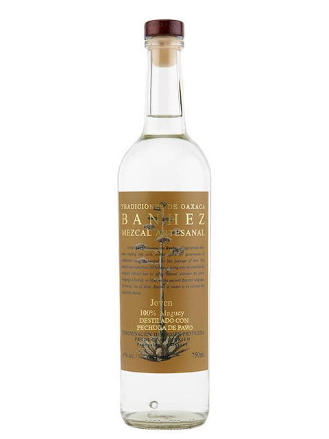 Banhez Mezcal Artesanal Destilado con Pechuga de Pavo