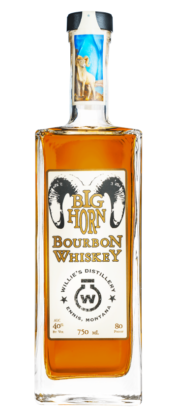 Big Horn Bourbon Whiskey Willie Distillery 750 ml