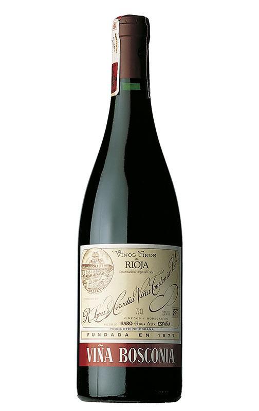 RIOJA de Heredia Vina Tondonia Reserva the bosconia 2007
