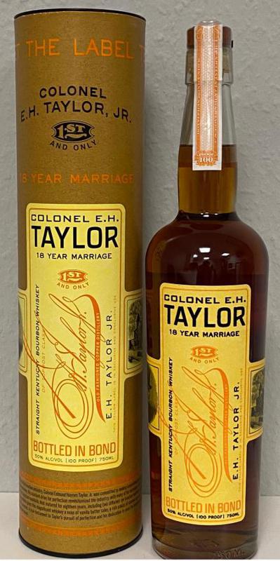 Colonel E.h. Taylor Marriage Kentucky Straight Bourbon 18y 750 ml Whisky