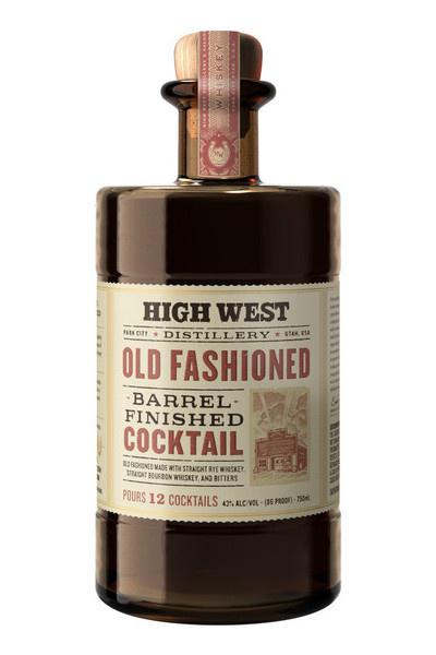 High West Old Fashioned Barrel Finished Cocktail