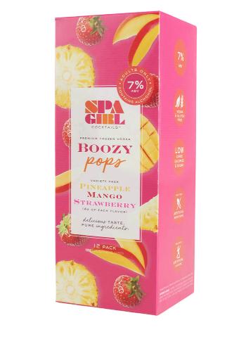 Spa Girl boozy Pops Variety Pack ( 12 Pack)