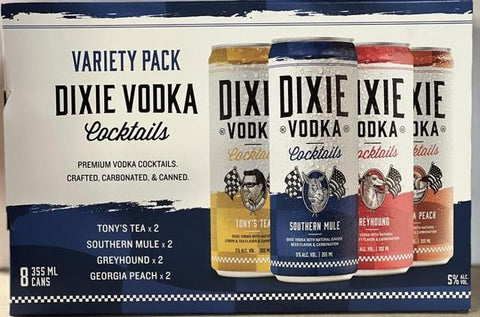 Dixie Vodka Cocktails Variety Pack (8 cans)