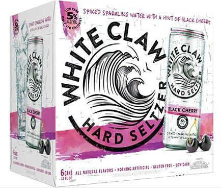 White Claw Hard Seltzer Black Cherry (6 Pack) 12oz