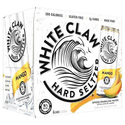 White Claw Hard Seltzer Mango ( 6 Pack) 12 oz
