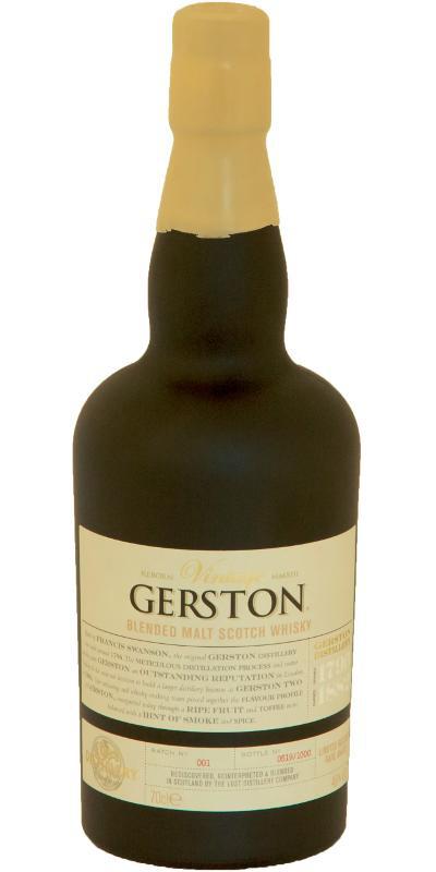 Gerston Vintage Blended Malt Scotch Whisky