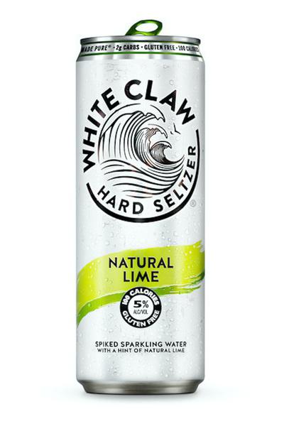 White Claw Hard Seltzer Natural Lime (6 pack ) 12 oz