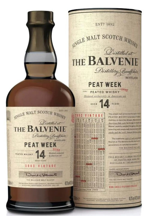 The Balvenie Peat Week Single Malt 14 Yr whisky