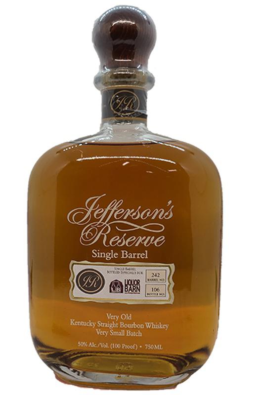 Jefferson Reserve  Single Barrel Special Pick 100 Proof