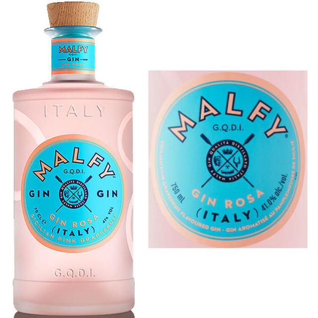 Malfy Rosa pink grapefruit Italy