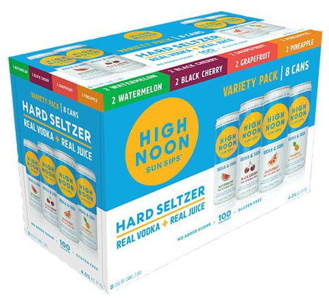 Sips Hard Seltzer Variety Pack Vodka 7 Soda (8 Pack)