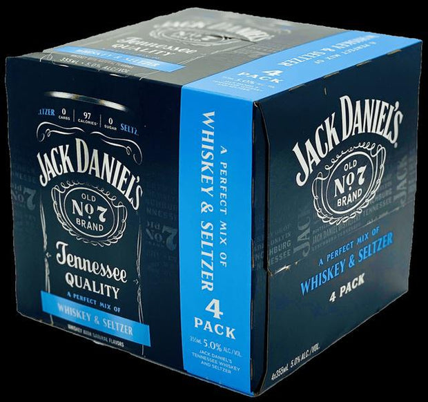 Jack Daniels Whiskey & Seltzer (4 pack)