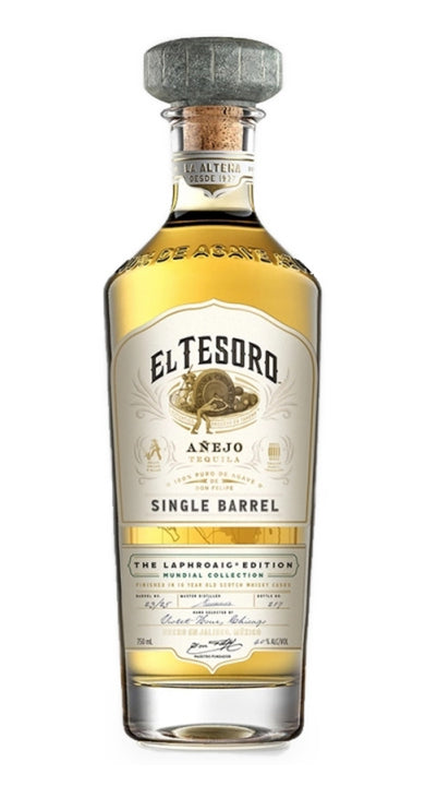 El Tesoro Single Barrel Anejo The Laphroaig Edition Mundial Collection 750 ml
