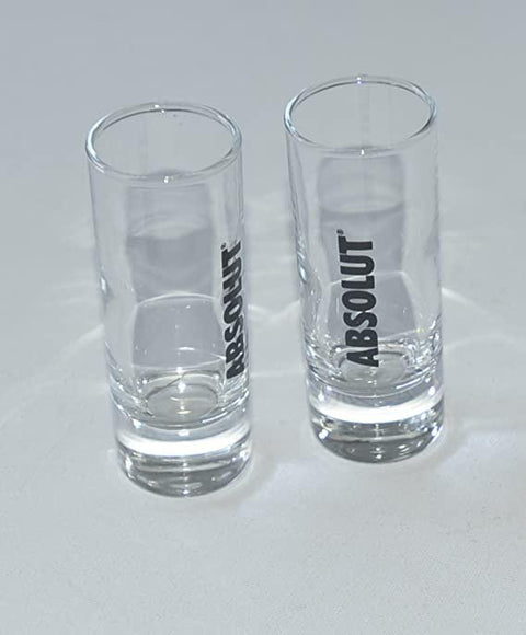 Absolut with two glass shot