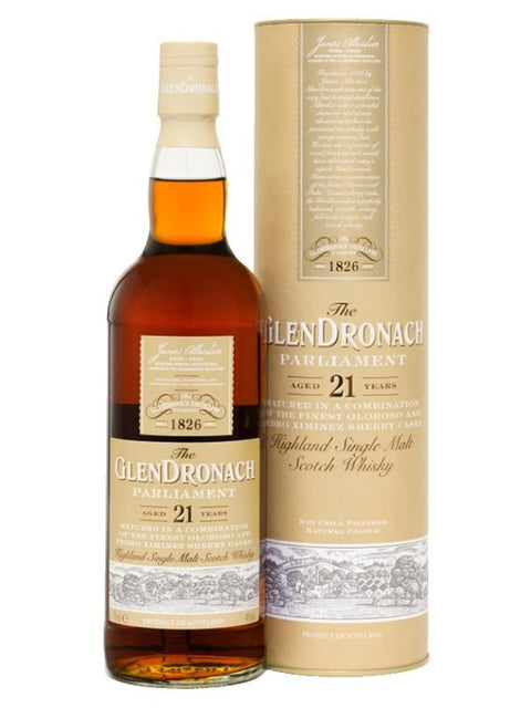 GlenDronach Parliament Highland Single Malt Scotch 21 year 750 ml