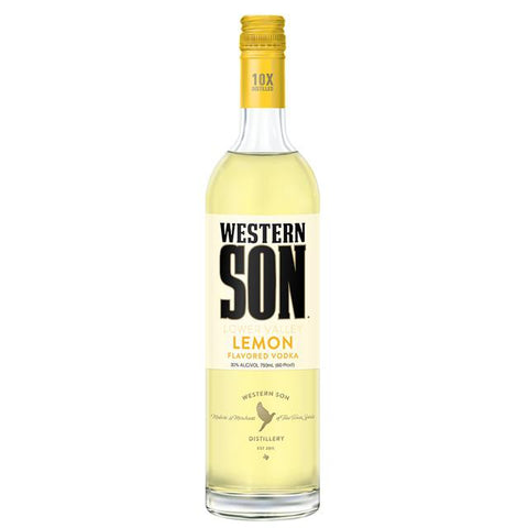 Western Son Lower Valley Lemon Flavored Vodka 10x  Distilled