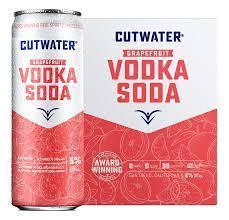 Cutwater Grapefruit Vodka Soda Slim Cans (4 Pack) 355 ML