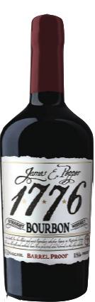 James Pepper 1776 Straight Bourbon Whiskey Barrel Proof 113.4 Proof