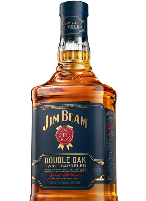 Jim Beam Double Oak Bourbon Whiskey W/WH Stone